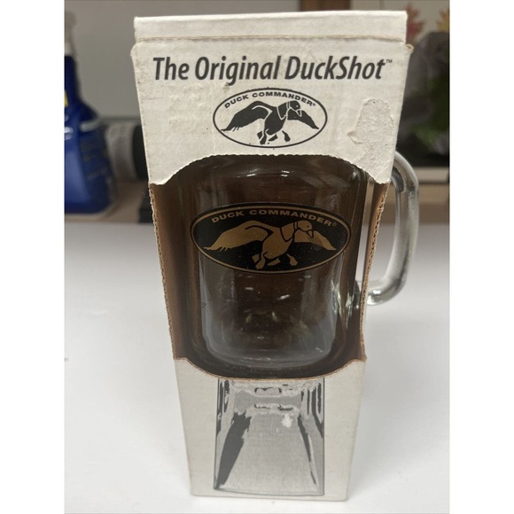 Duck Dynasty Duck Commander The Original Duck Shot Beer Glass and Shot Glass new - Picture 1 of 4
